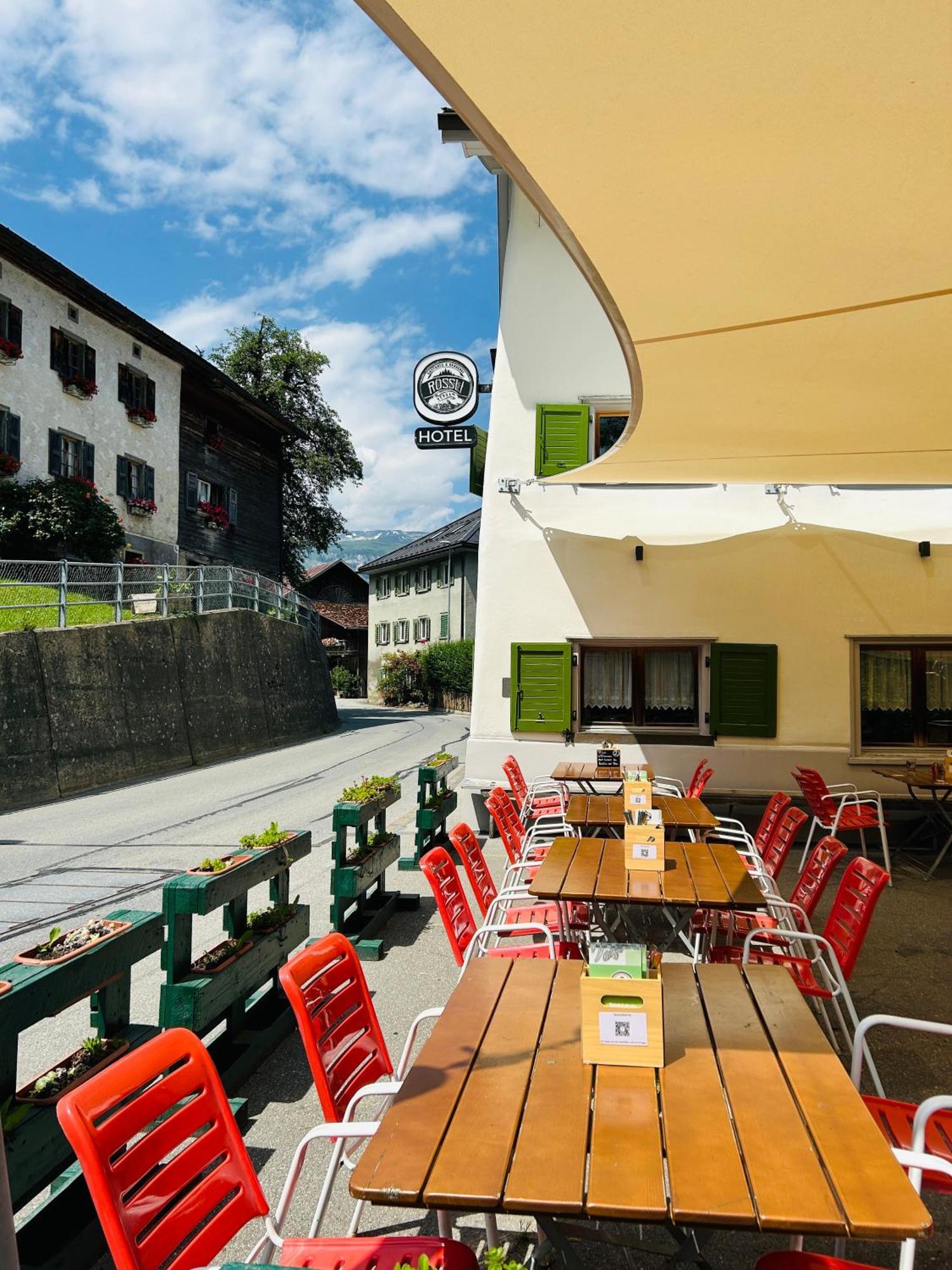 Gasthaus Roessli Versam Exterior foto